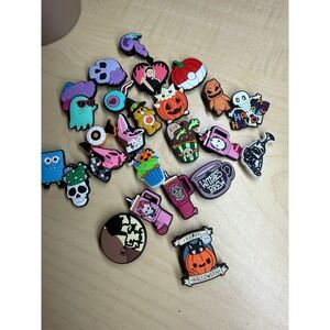 Halloween Croc Charms‎ Lot 20+ Spooky Ghost Pumpkin Horror Jibbitz Shoe Charms